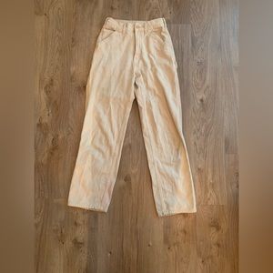 brandy melville high waisted straight leg cargo pants